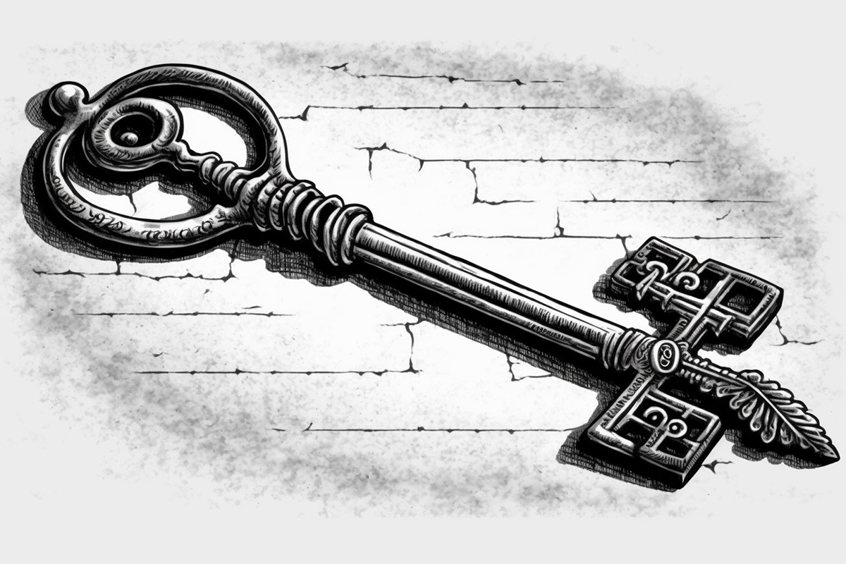 A key made by Prestidigitation