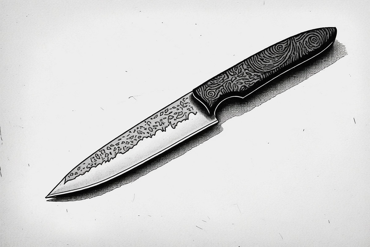 A fearsome trinket knife brought into existence by Prestidigitation