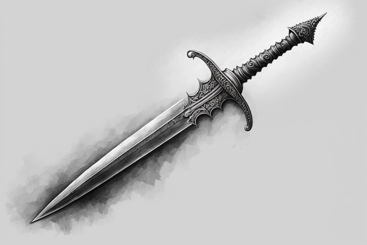 A dagger - can be used with two-weapon fighting